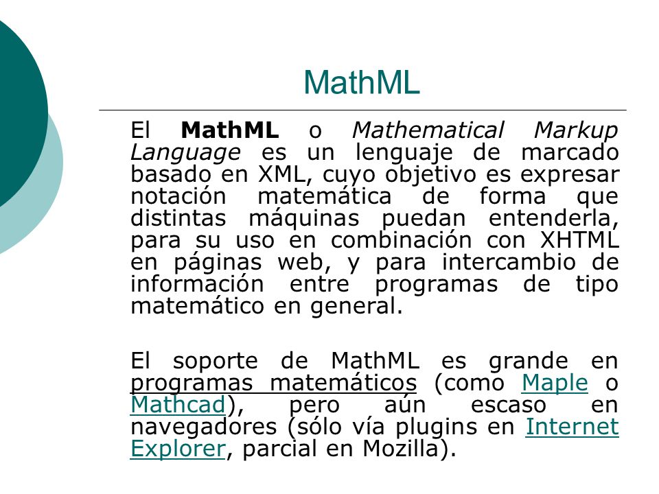 MathML