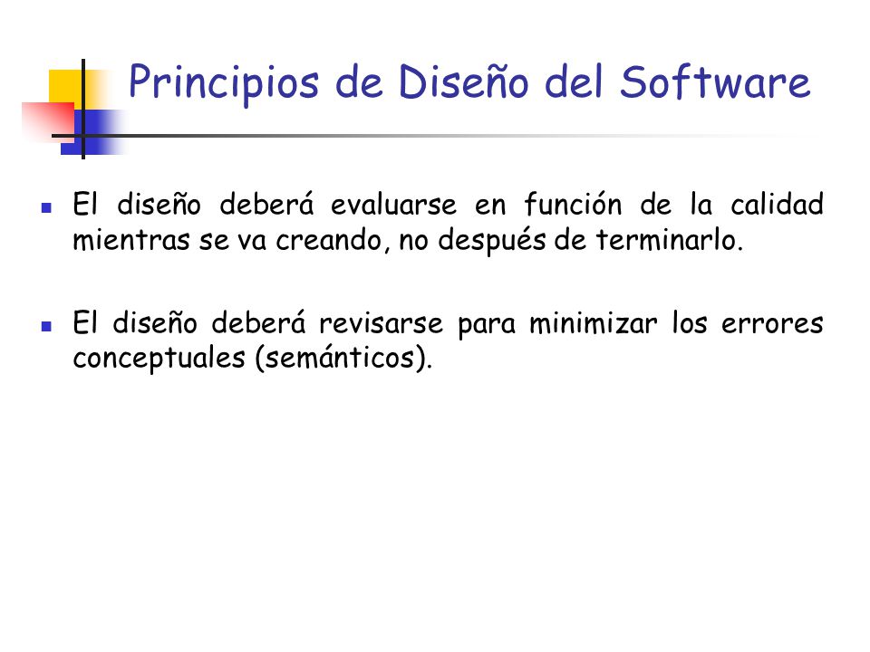 Principios de Diseño del Software