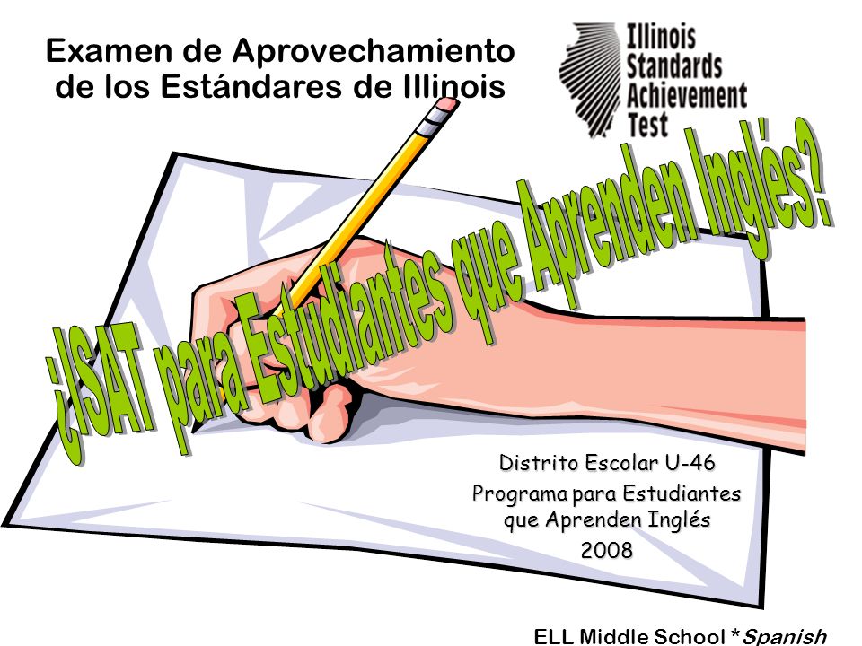 ¿ISAT para Estudiantes que Aprenden Inglés