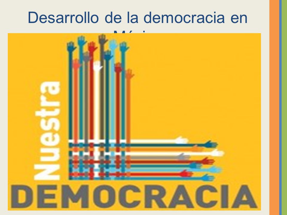 Desarrollo de la democracia en México