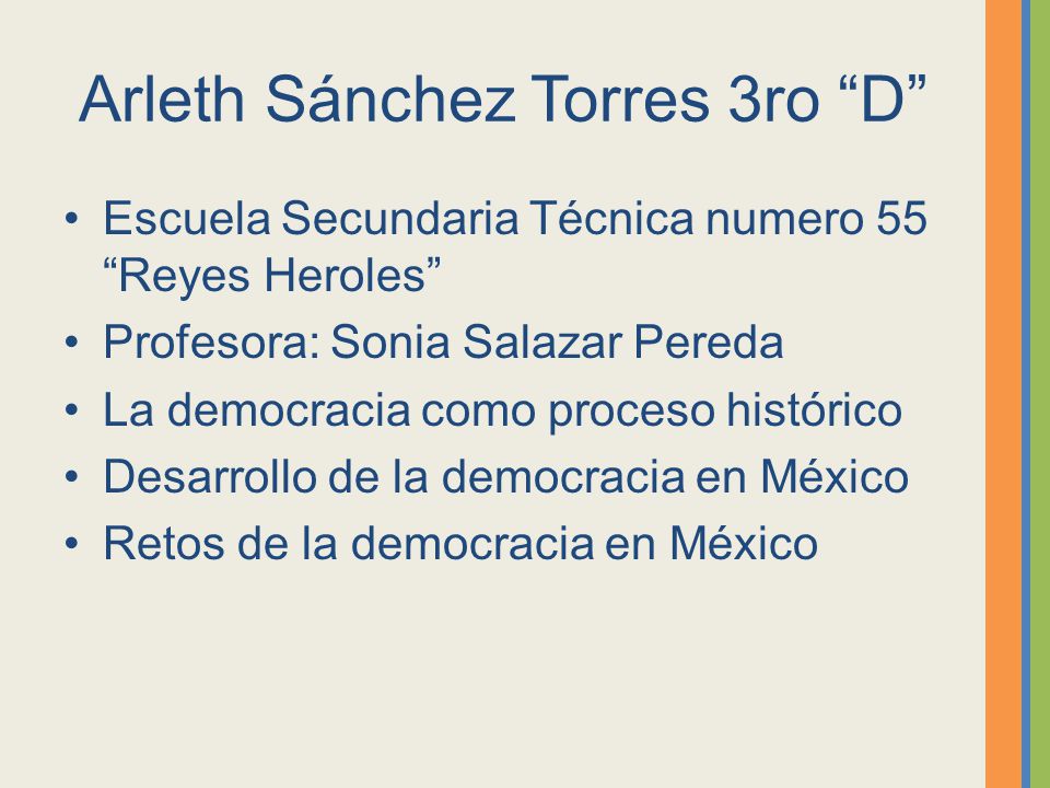 Arleth Sánchez Torres 3ro D