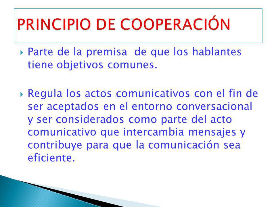 PRINCIPIO DE COOPERACIÓN