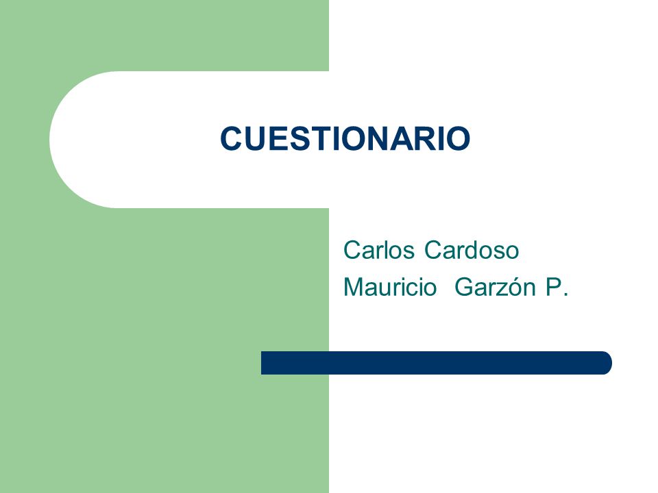 Carlos Cardoso Mauricio Garzón P.