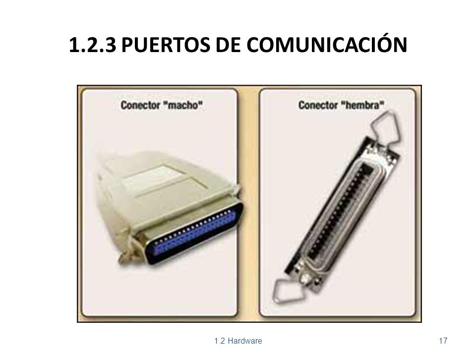 1.2.3 PUERTOS DE COMUNICACIÓN