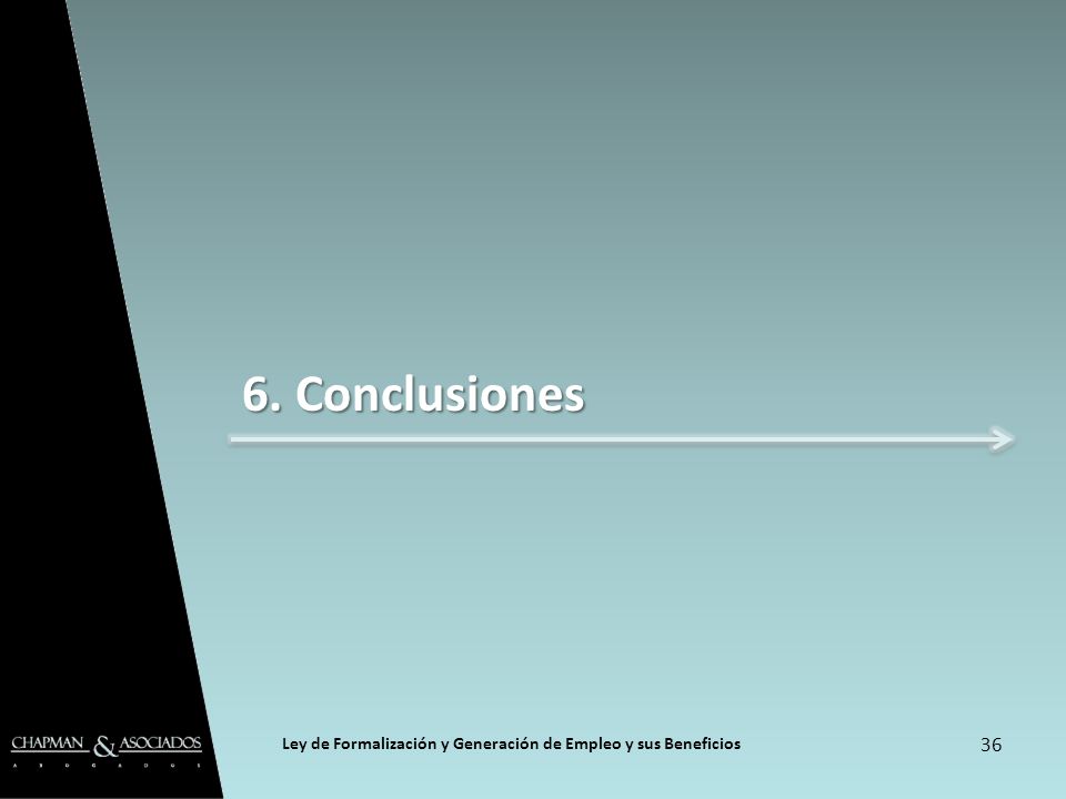 Ley de Formalización y Generación de Empleo y sus Beneficios