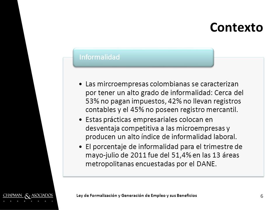 Ley de Formalización y Generación de Empleo y sus Beneficios
