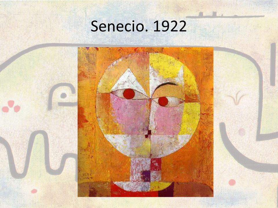 Senecio. 1922