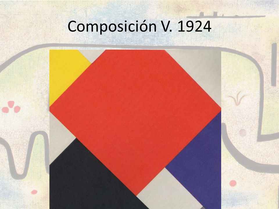 Composición V. 1924