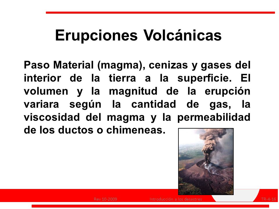 Erupciones Volcánicas