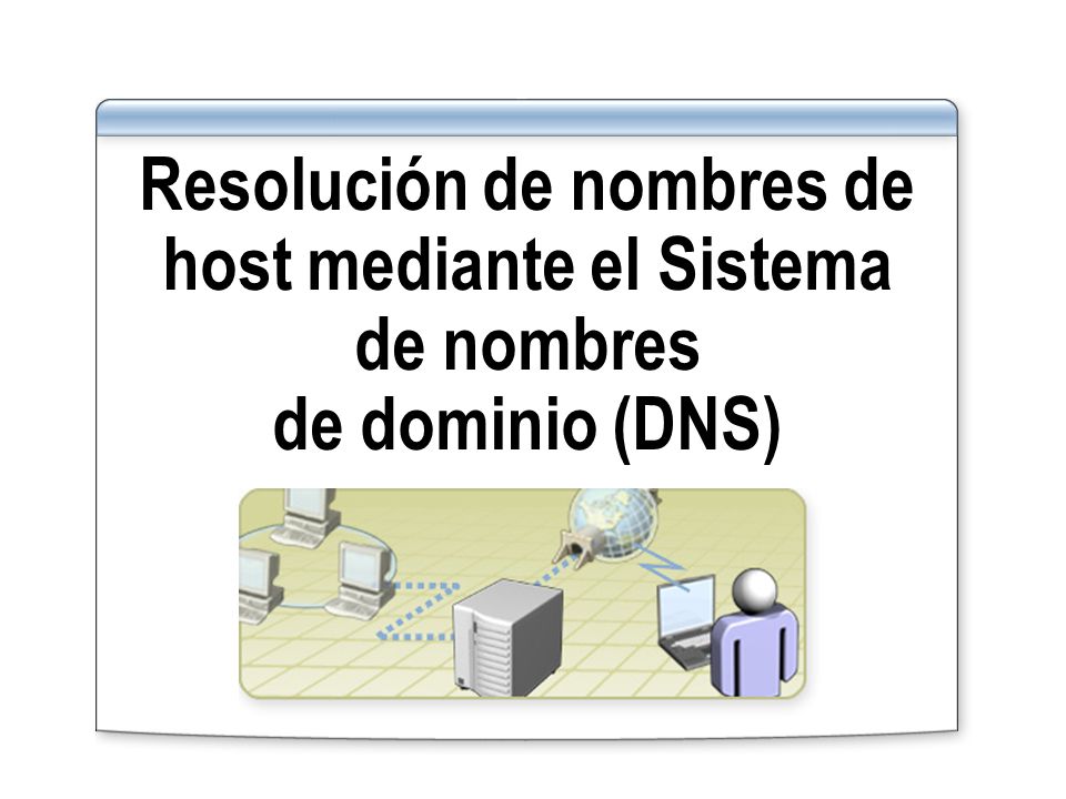 Resolución de nombres de host mediante el Sistema de nombres de dominio (DNS)