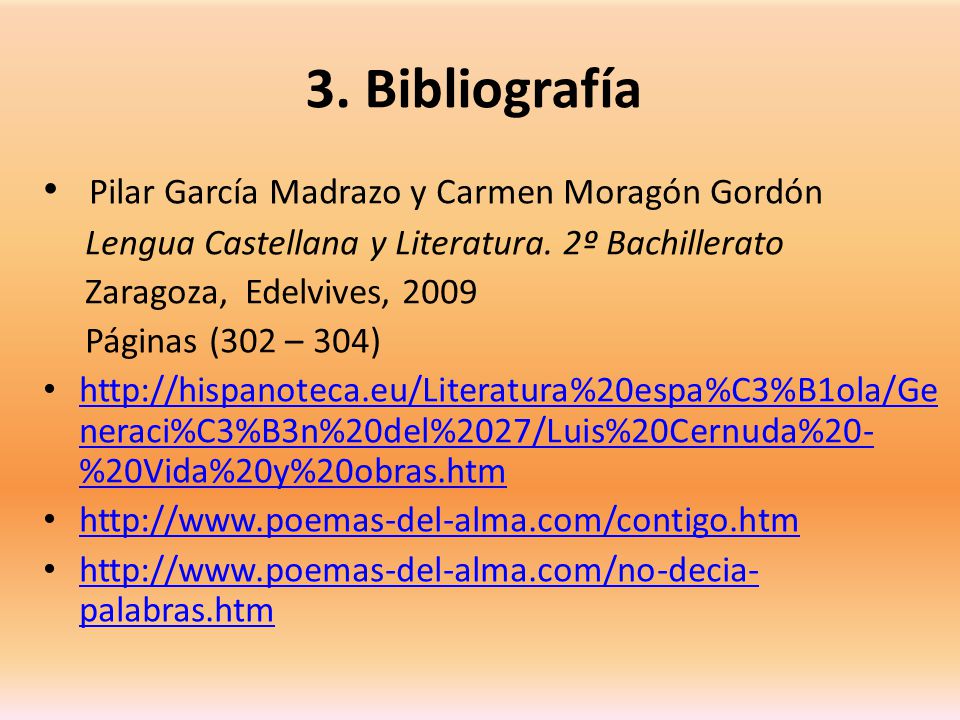3. Bibliografía Pilar García Madrazo y Carmen Moragón Gordón