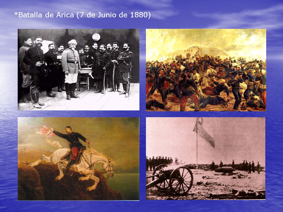 *Batalla de Arica (7 de Junio de 1880)