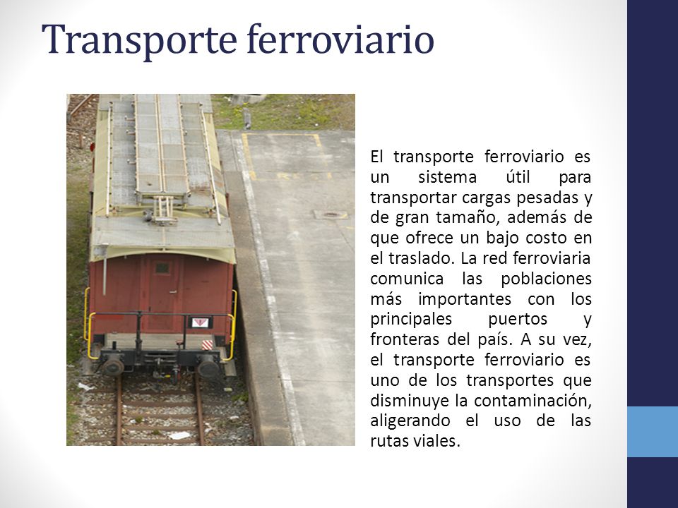 Transporte ferroviario