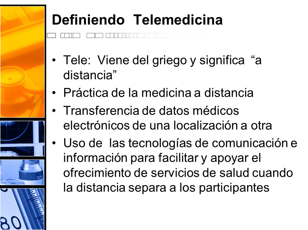 Definiendo Telemedicina
