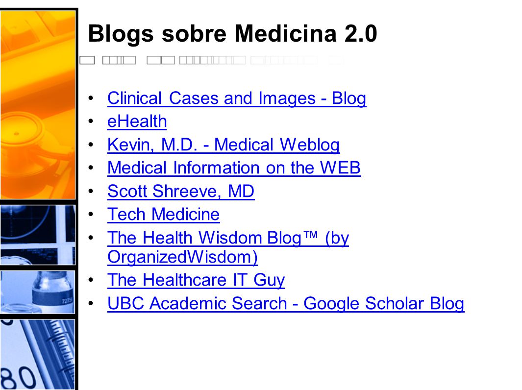 Blogs sobre Medicina 2.0 Clinical Cases and Images - Blog eHealth