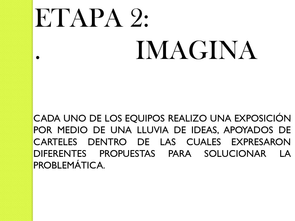 ETAPA 2: . IMAGINA