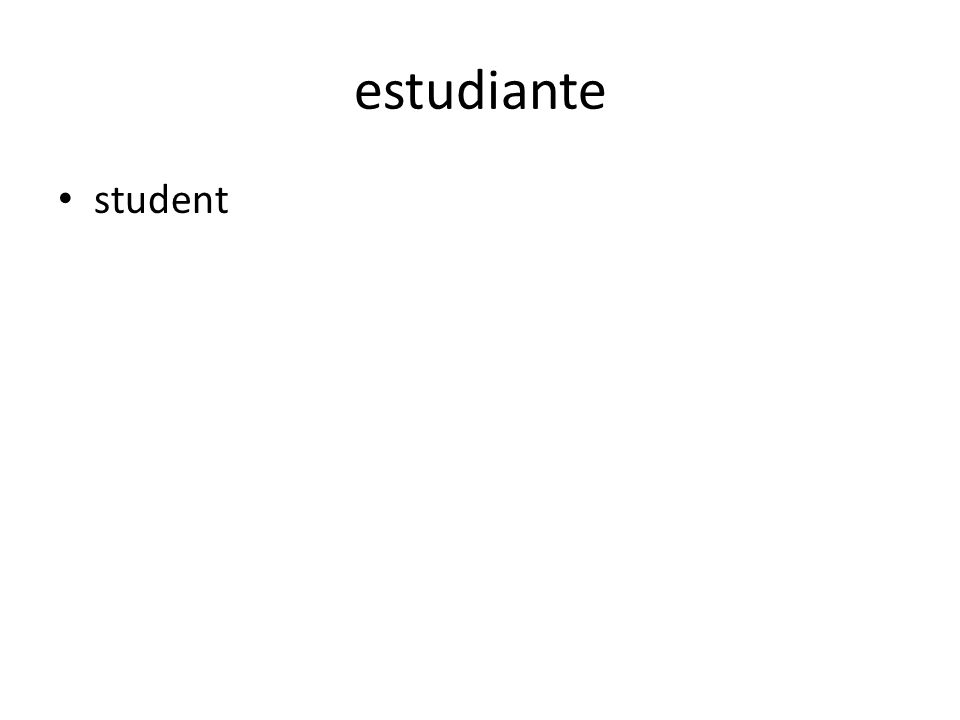 estudiante student