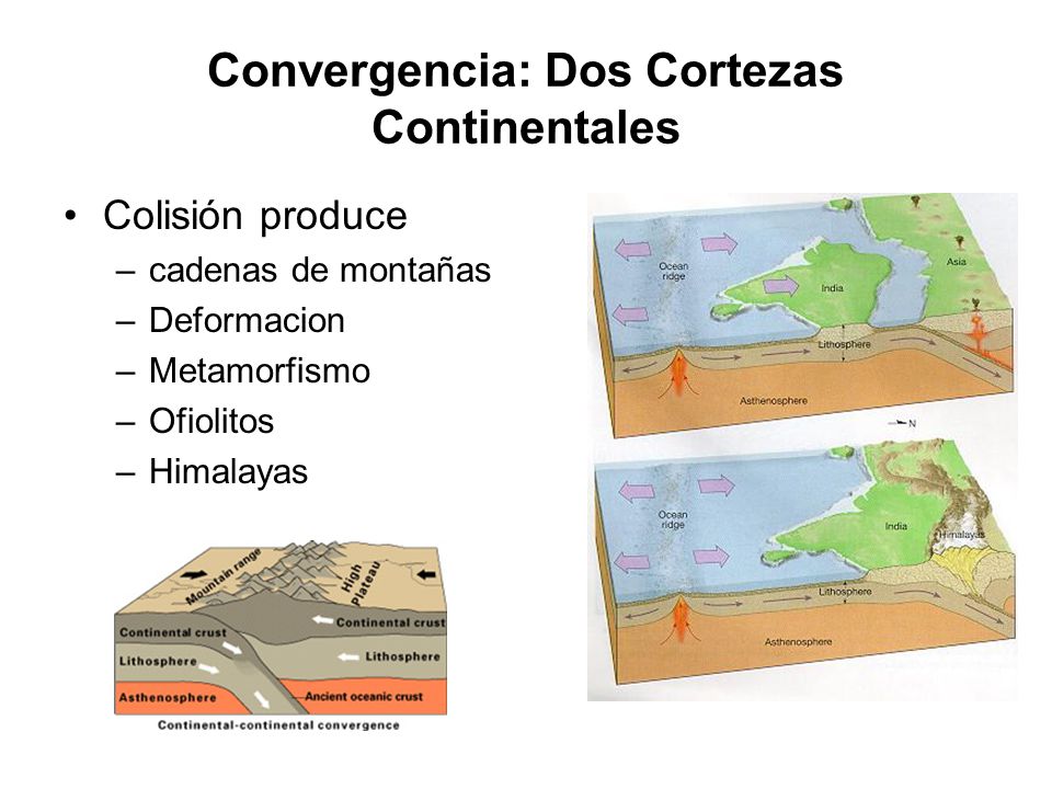 Convergencia: Dos Cortezas Continentales