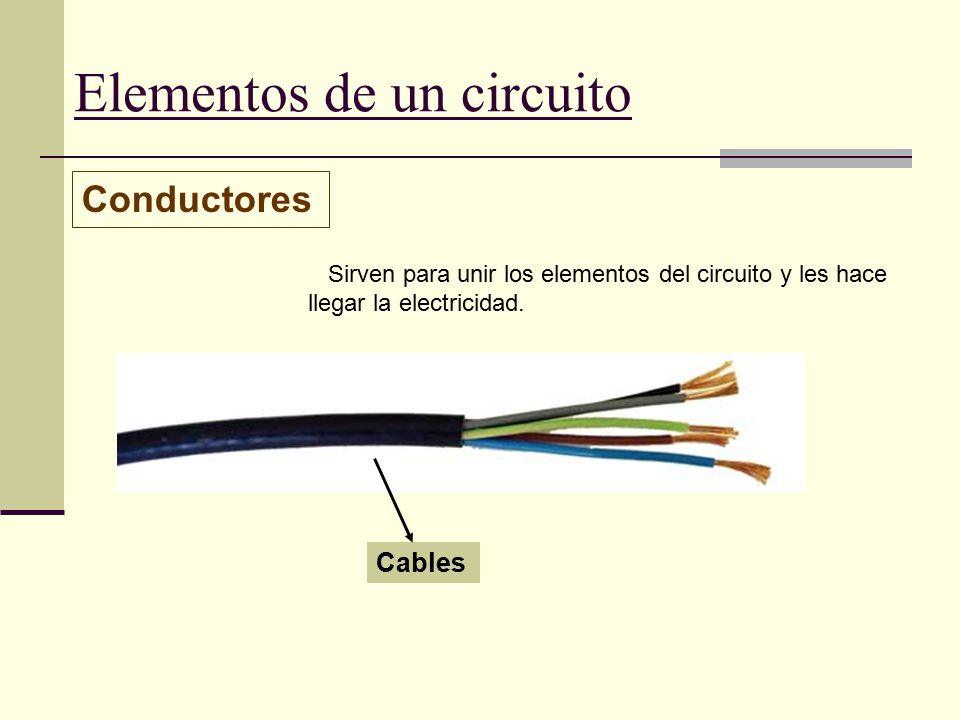 Elementos de un circuito