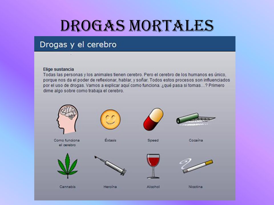 DROGAS MORTALES