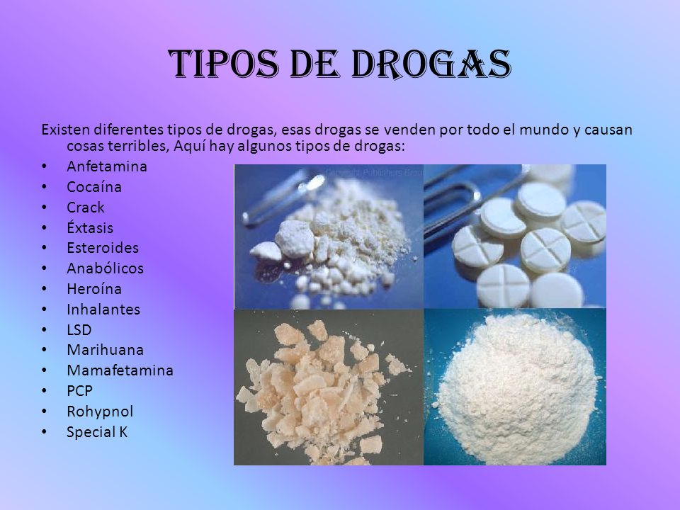 TIPOS DE DROGAS