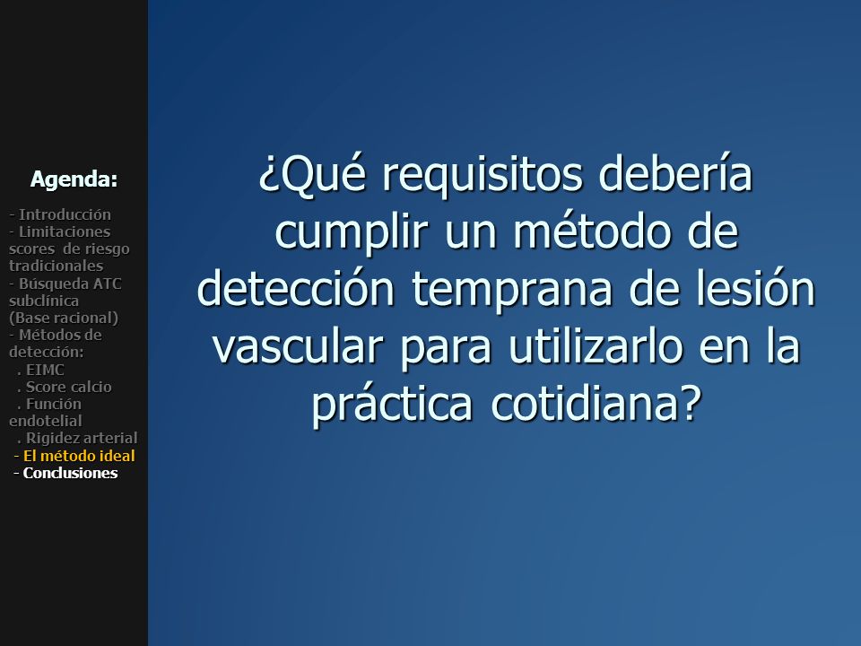 Agenda: - Introducción. Limitaciones scores de riesgo tradicionales. Búsqueda ATC subclínica (Base racional)