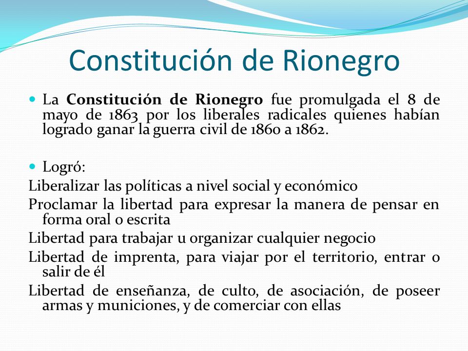 Constitución de Rionegro