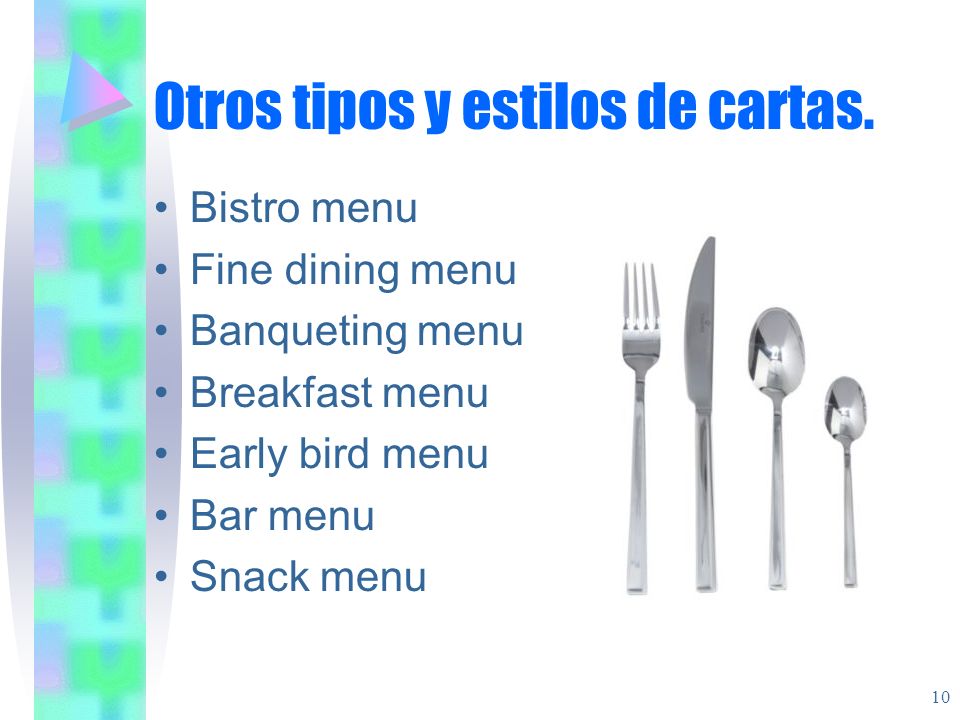 Otros tipos y estilos de cartas.