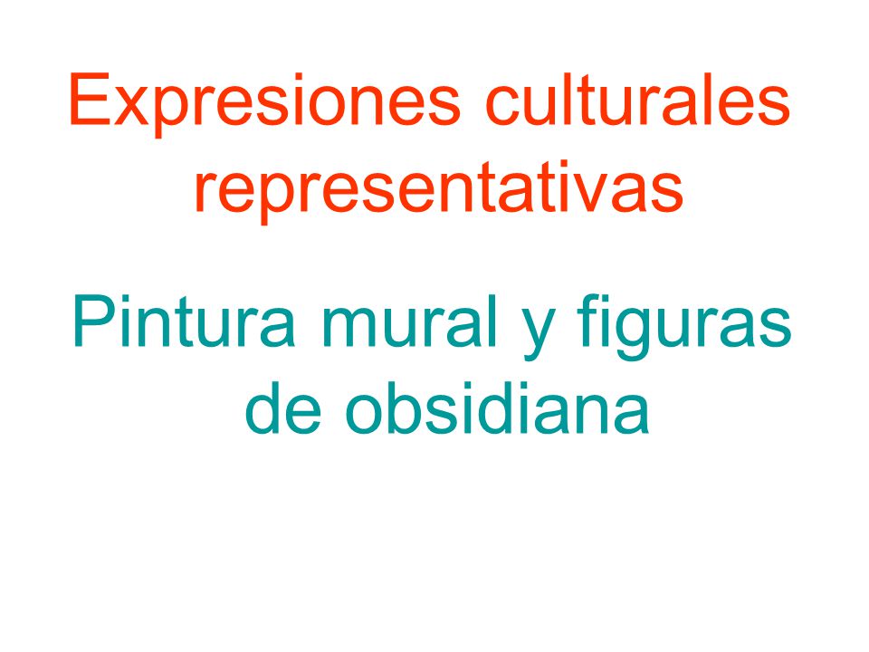 Expresiones culturales representativas