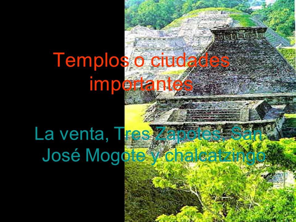 Templos o ciudades importantes