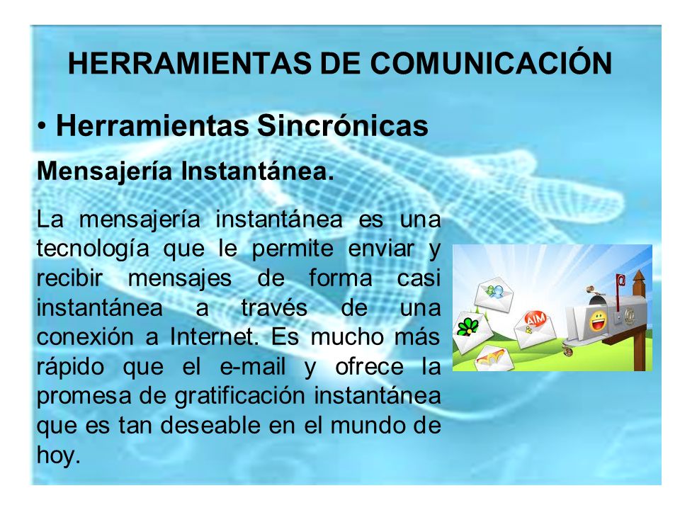 HERRAMIENTAS DE COMUNICACIÓN