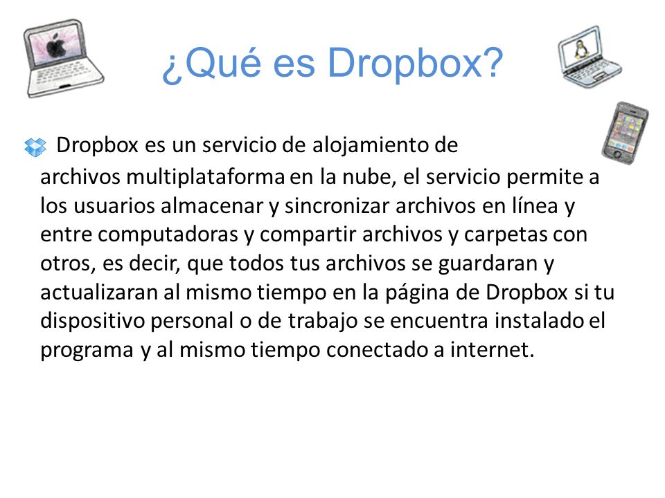 ¿Qué es Dropbox