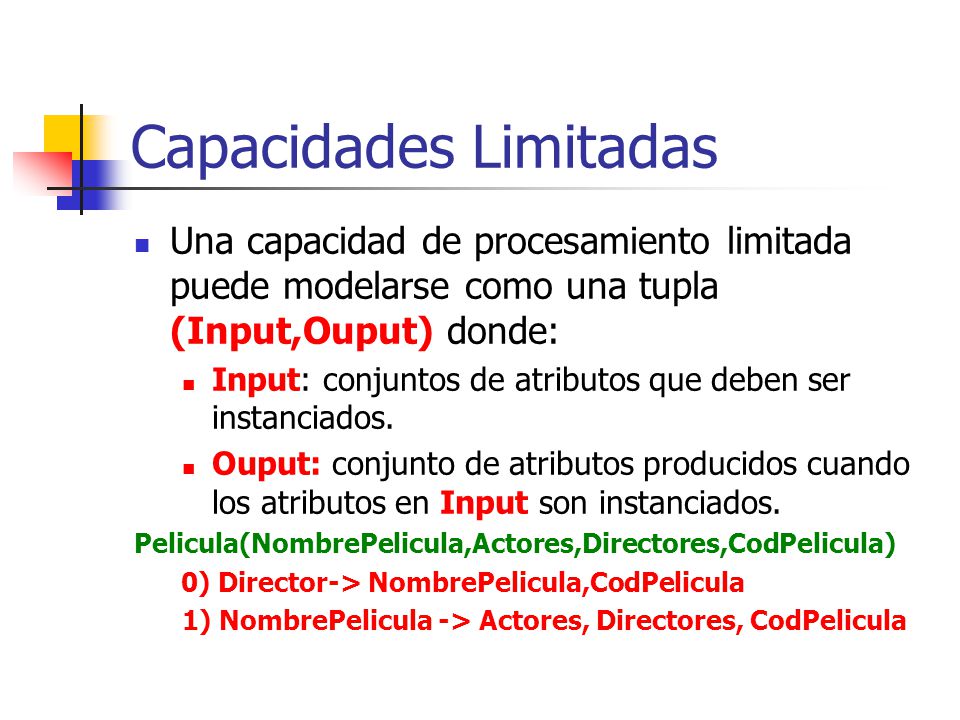 Capacidades Limitadas