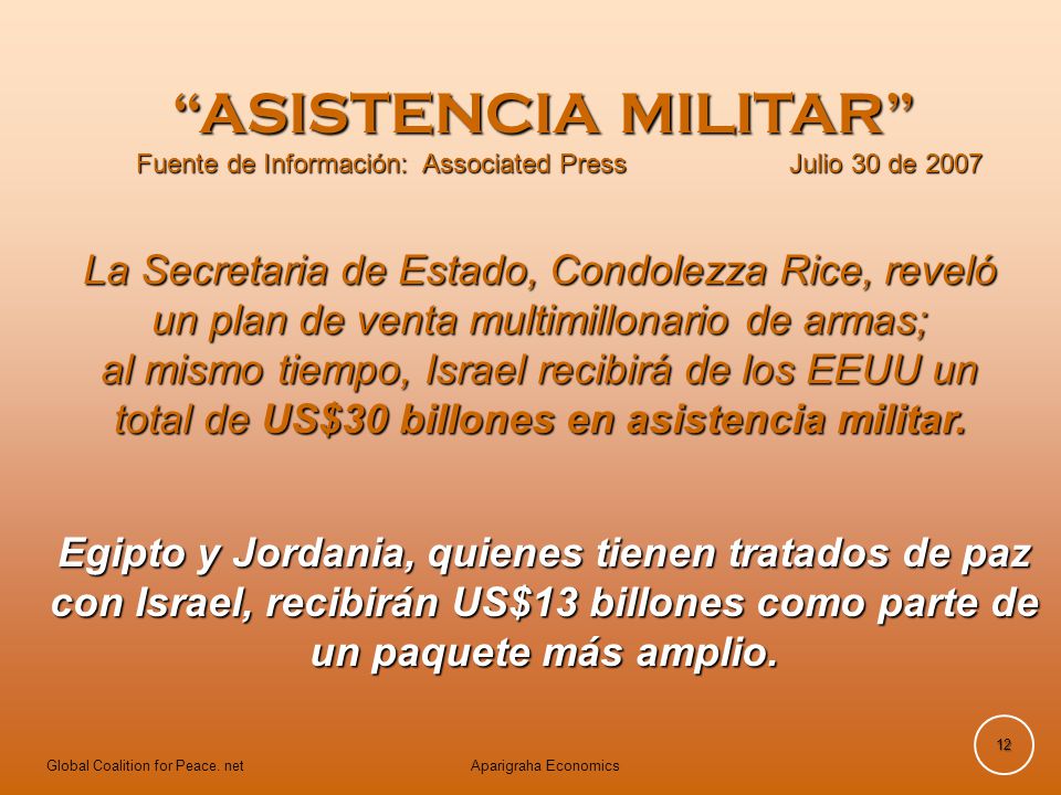 ASISTENCIA MILITAR Fuente de Información: Associated Press Julio 30 de