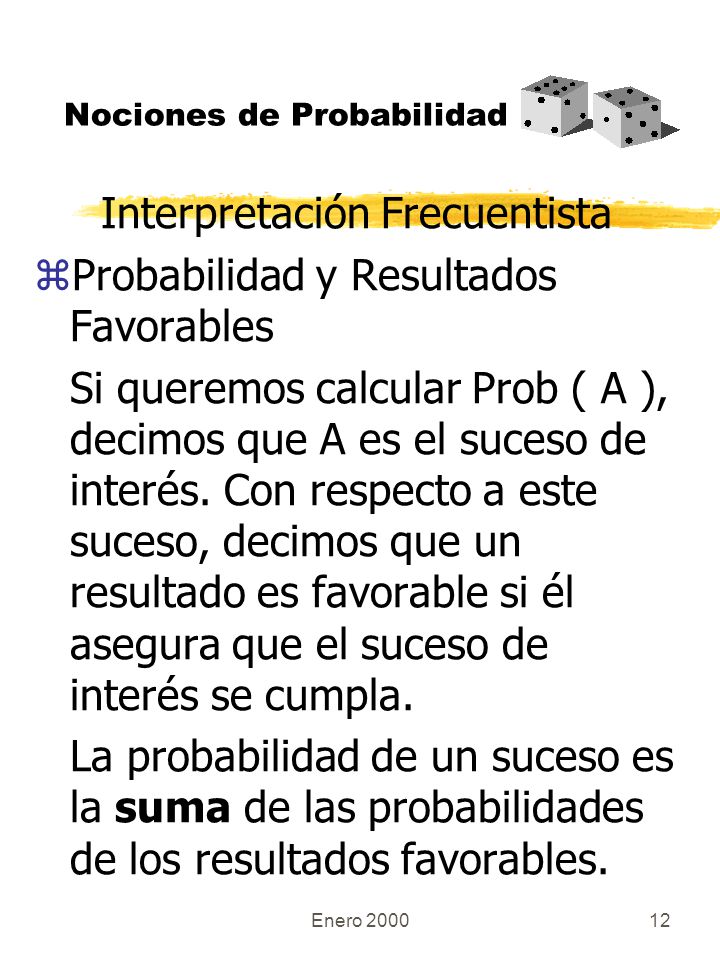 Nociones de Probabilidad