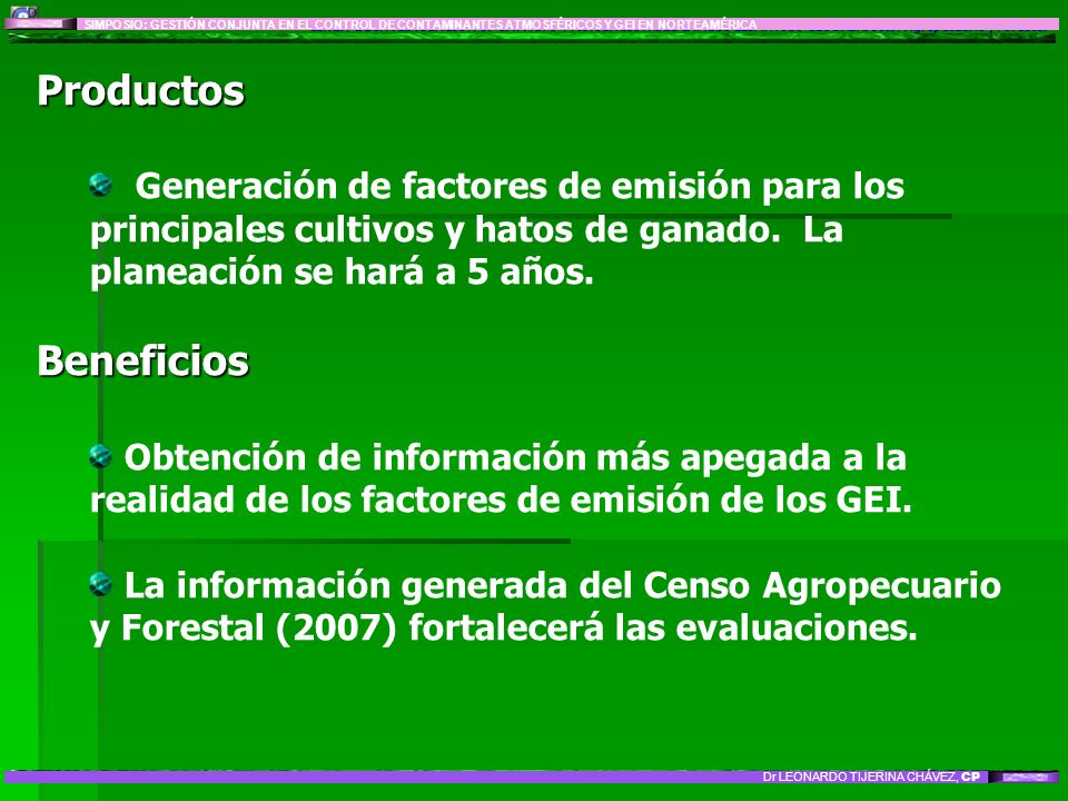 SIMPOSIO: GESTIÓN CONJUNTA EN EL CONTROL DE CONTAMINANTES ATMOSFÉRICOS Y GEI EN NORTEAMÉRICA