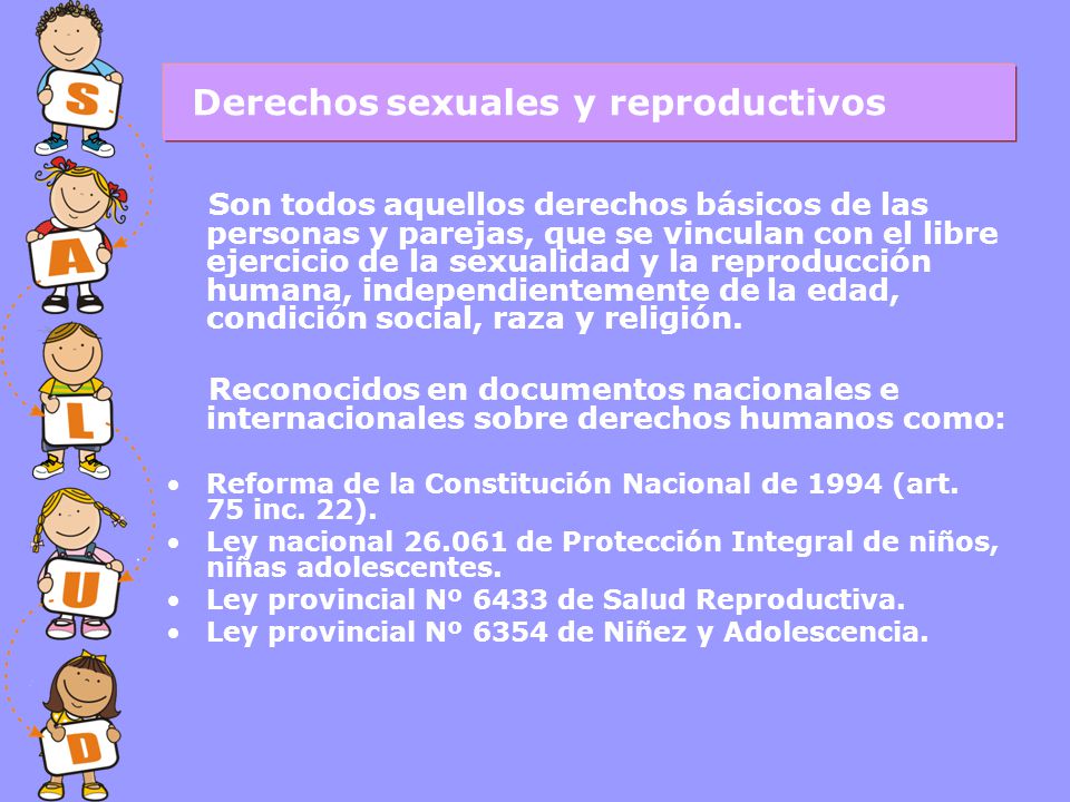 Derechos sexuales y reproductivos