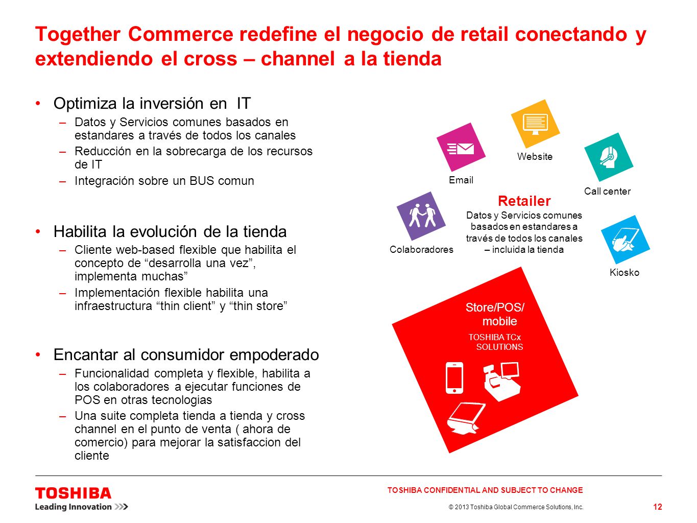 Together Commerce redefine el negocio de retail conectando y extendiendo el cross – channel a la tienda