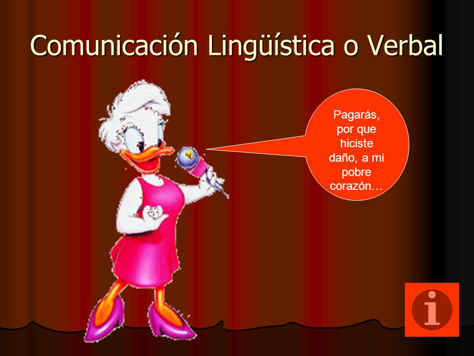 Comunicación Lingüística o Verbal