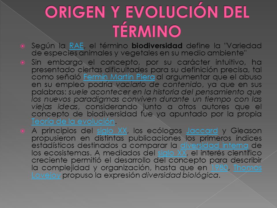 ORIGEN Y EVOLUCIÓN DEL TÉRMINO