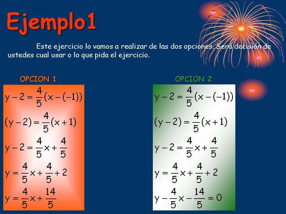 Ejemplo1 Este ejercicio lo vamos a realizar de las dos opciones. Será decisión de. ustedes cual usar o lo que pida el ejercicio.