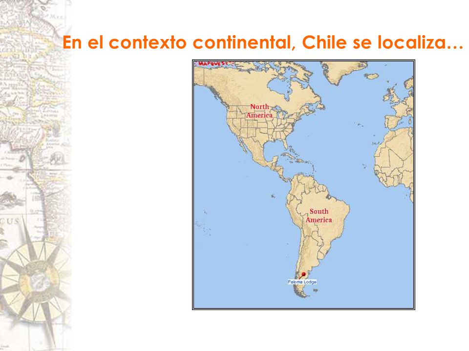 En el contexto continental, Chile se localiza…