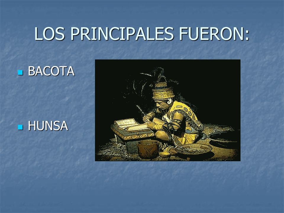 LOS PRINCIPALES FUERON:
