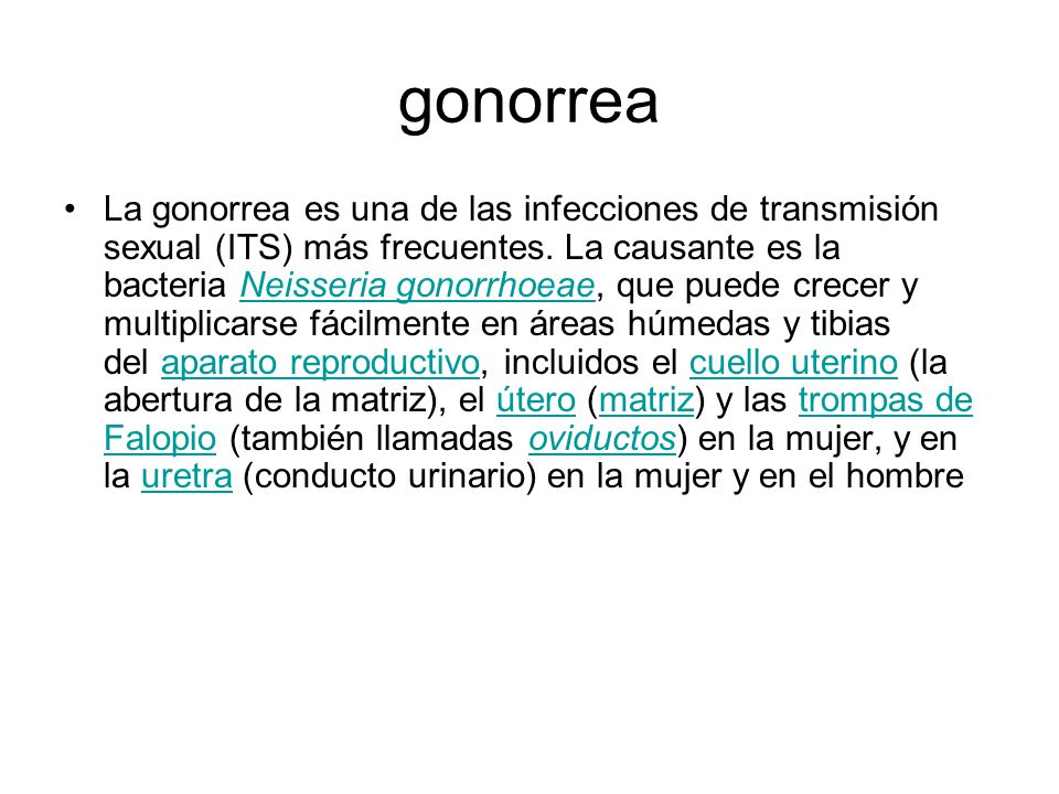 gonorrea