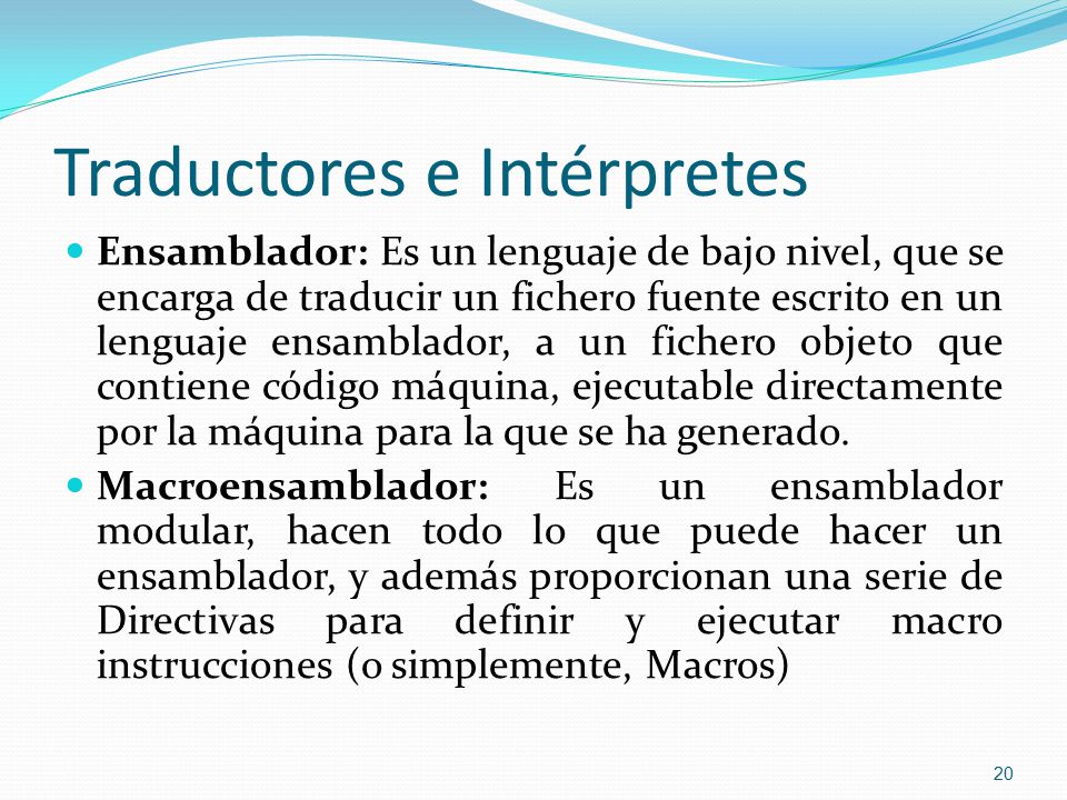 Traductores e Intérpretes