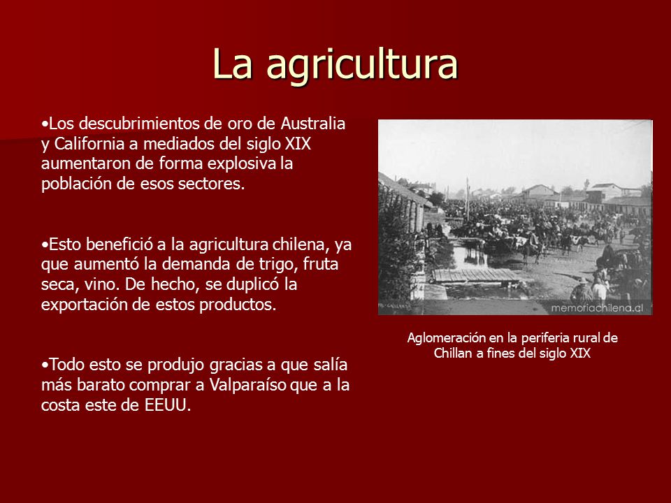 Aglomeración en la periferia rural de Chillan a fines del siglo XIX