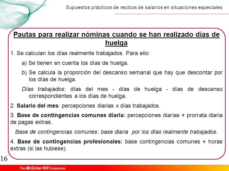 Pautas para realizar nóminas cuando se han realizado días de huelga