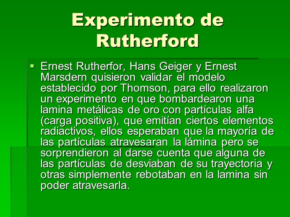 Experimento de Rutherford
