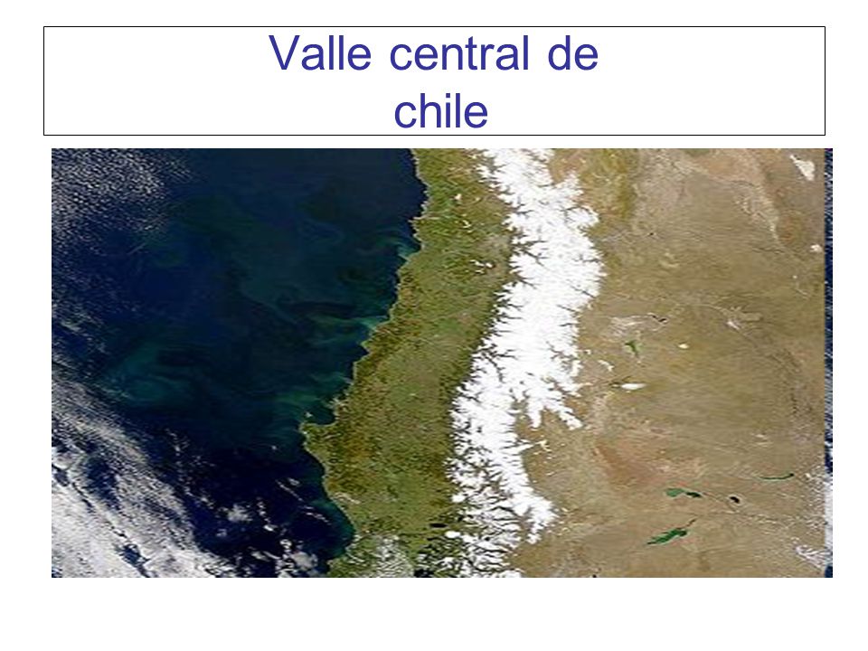 Valle central de chile