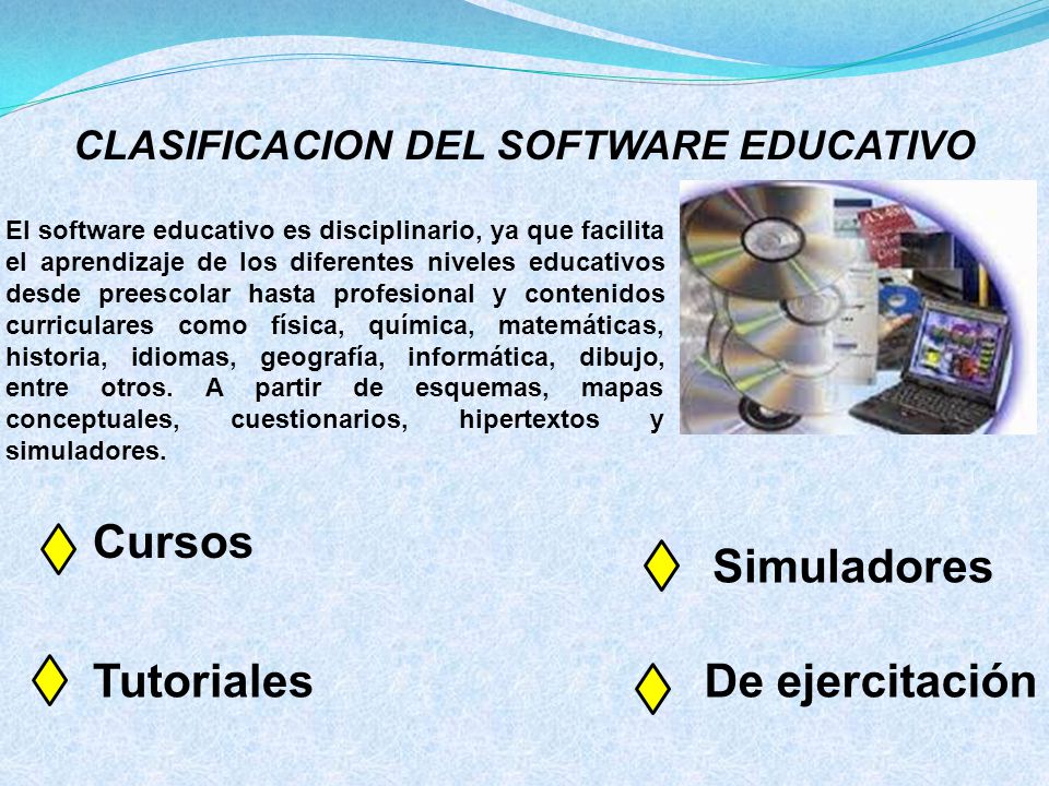 CLASIFICACION DEL SOFTWARE EDUCATIVO